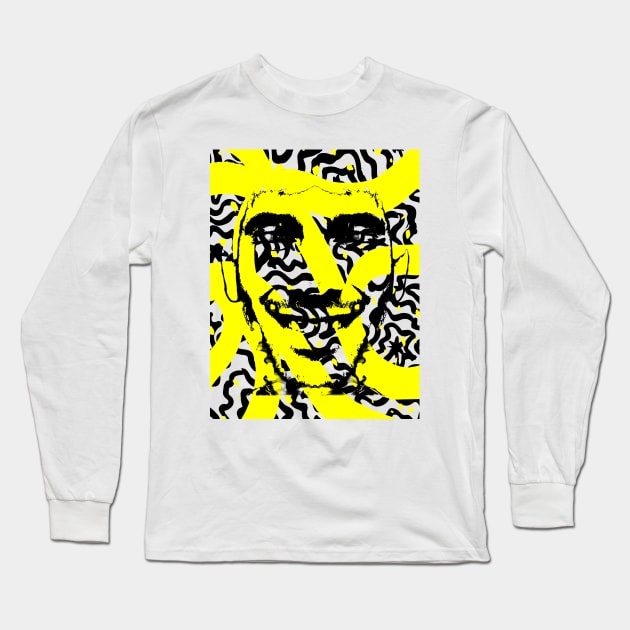 Smile Lines YELLOW Long Sleeve T-Shirt by TJWDraws